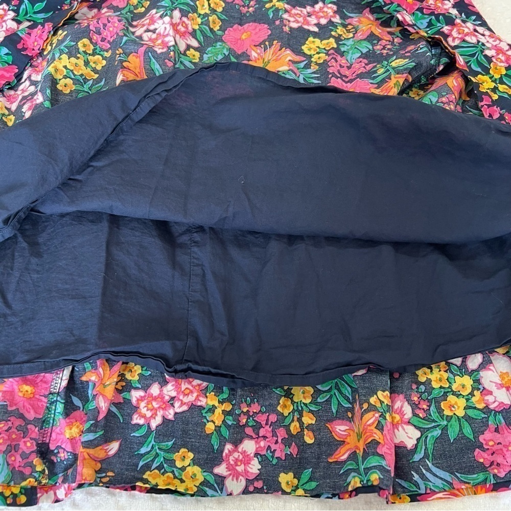 ! J. Crew Factory Smocked Tiered Floral MIDI Dress - Picture 10 of 14